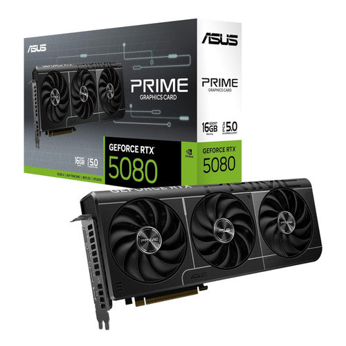 ASUS PRIME-RTX5080-16G (SFF-Ready) Prime GeForce RTX 5080 16GB GDDR7 Graphics Card