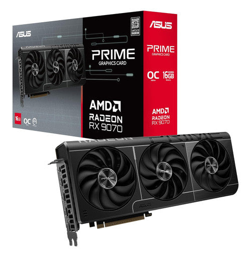 ASUS PRIME-RX9070-O16G Prime Radeon RX 9070 OC Edition Graphics Card
