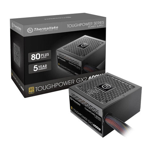 Thermaltake Toughpower Power supply GX2 80+ Gold 600W SLI/Crossfire ATX 12V V2.4/EPS V2.92 PS-TPD-0600NNFAGU-2