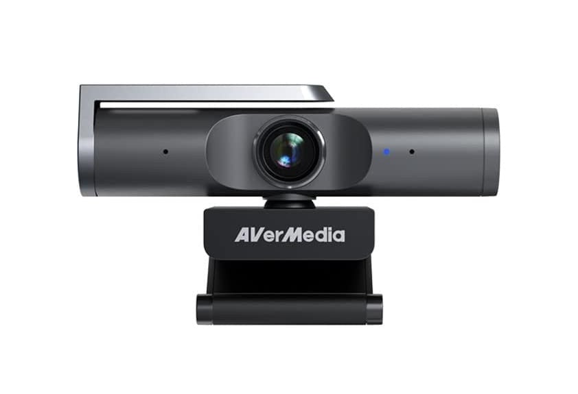 AVerMedia PW515 4K Ultra HD Autofocus Webcam with Microphone, High & Low Light Capabilities, 100° Wide FoV,  PC/Mac