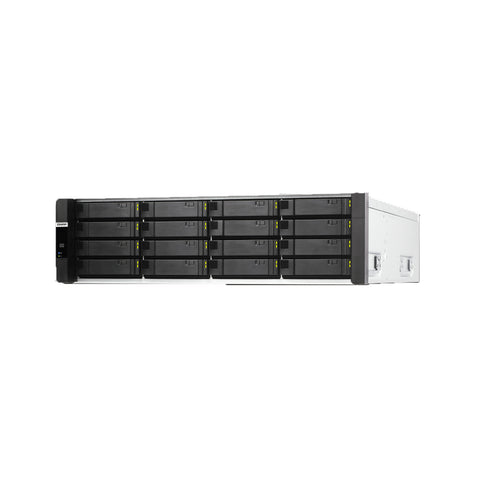 QNAP ES1686DC 16-Bay 64G Active Dual Controller ZFS Nas/Iscsi/Ip-San. 3U, Sas 12G/40Gbe-Ready