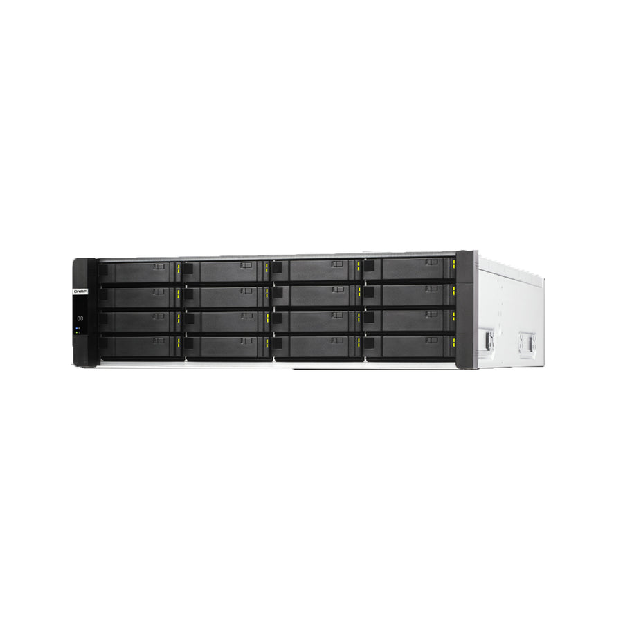 QNAP ES1686DC 16-Bay 64G Active Dual Controller ZFS Nas/Iscsi/Ip-San. 3U, Sas 12G/40Gbe-Ready