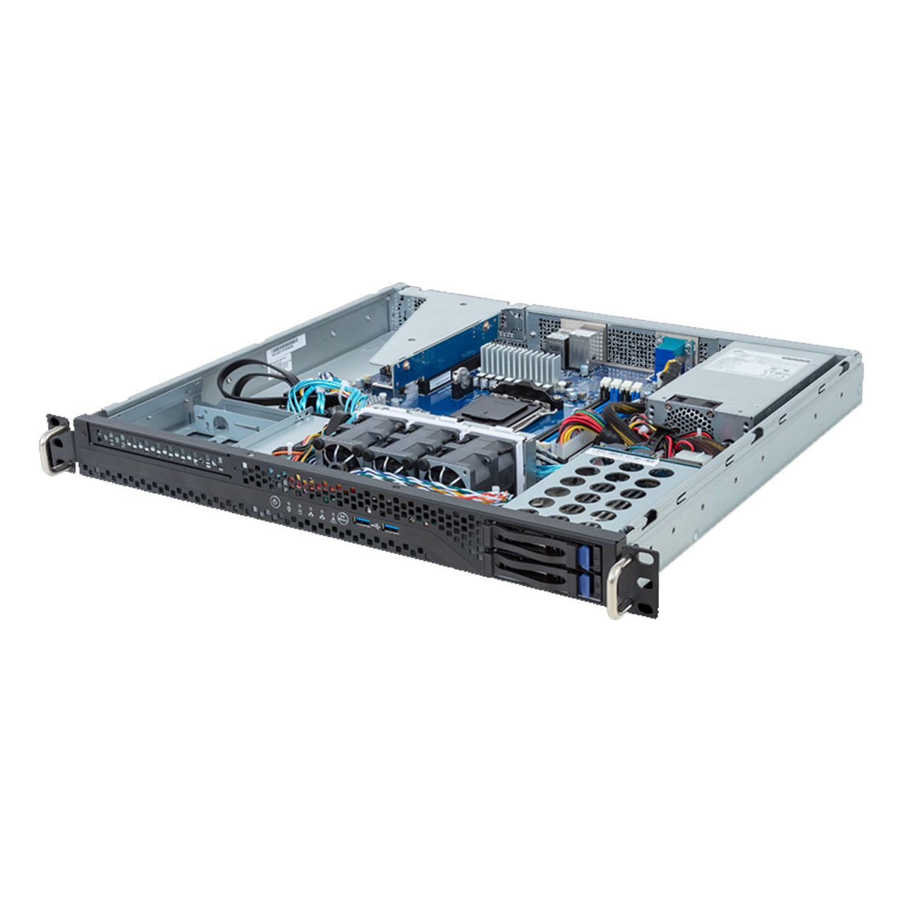 Gigabyte 1U Rack Server - AMD EPYC 4004/Ryzen 7000, 1 Gen5 M.2 Slot, 2+2 SATA Bays R113-C10 Rev. AA01