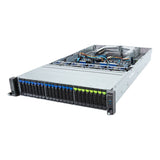 Gigabyte 2U Rack Server - AMD EPYC 9004, Dual CPU, 3x Gen3 M.2, 3x PCIe Gen3 Slost, 24x Gen5 NVMe/SATA/SAS-4 Bays R283-Z96 Rev. AAE3