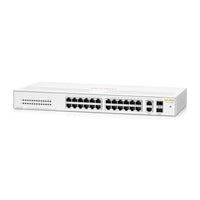 HPE Networking Instant On 1430 26-Port Gb Unmanaged Layer 2 Ethernet Switch | 26x 1G | 2X SFP Uplink | Fan-Less | US Cord | R8R50A#ABA