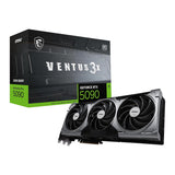 MSI RTX 5090 32G Ventus 3X OC Graphics Card ,32GB GDDR7,512-bit,2452 MHz,DisplayPort x3 2.1a,HDMI 2.1b NVIDIA Blackwell