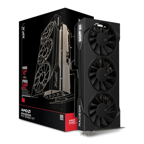 XFX RX-96TS38GB7 XFX SWIFT AMD Radeon RX 9060XT OC Triple Fan Gaming Edition with 8GB GDDR6 HDMI 2xDP, AMD RDNA 4