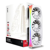 XFX Mercury AMD Radeon RX 9070XT OC Gaming White Edition with RGB 16GB GDDR6, HDMI 3xDP, AMD RDNA 4 RX-97TRGBBW9