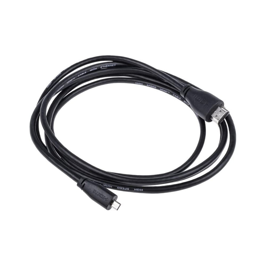 Raspberry Pi Micro-HDMI to HDMI Cable Long 2M - Black SC0532
