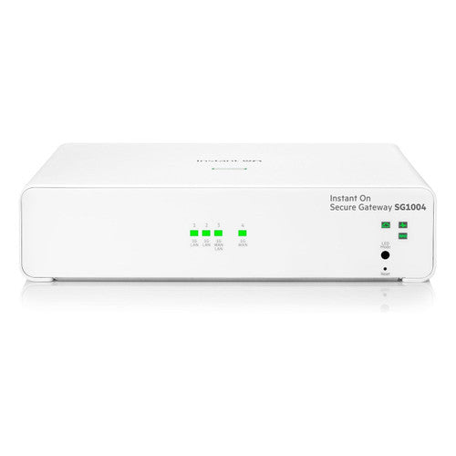 HPE S0G33A#ABA Networking Instant On Secure Gateway SG1004 4-Port 1G Smart-Managed Gateway, 4X 1GBase-T, US Cord