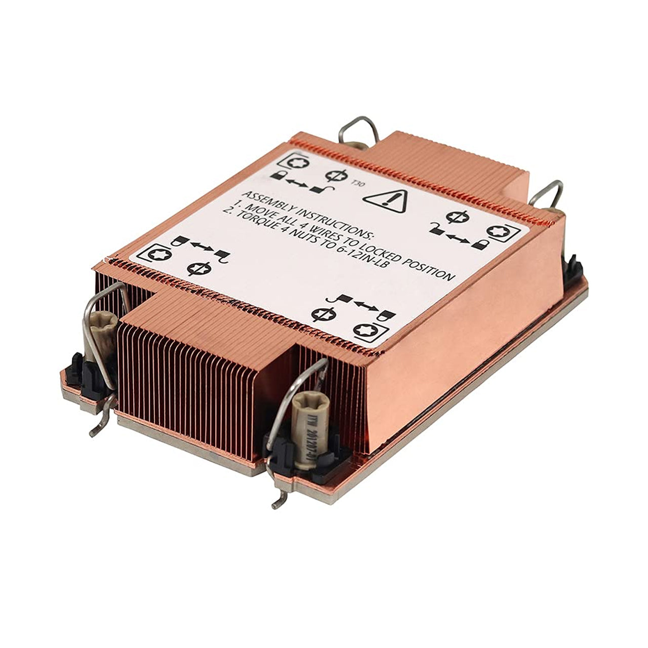 Dynatron Intel Socket FCLGA 4677 Sapphire Rapids Passive Cooler For 1U Server, 205W TDP S4