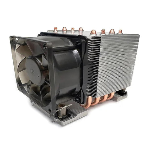 Dynatron IIntel Socket FCLGA 4677 Sapphire Rapids 3U Active Cooler Aluminum Stacked Fins, Heatsink with Heat Pipes S6