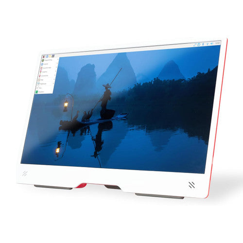 Raspberry Pi Monitor 15.6" Full HD Desktop Display - Red/White SC0940