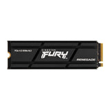 Kingston SFYRSK/500G Fury Renegade 500GB PCIe Gen 4 NVMe M.2 Internal Gaming SSD with Heat Sink|PS5 Ready|Up to 7300MB/s