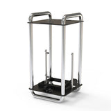 Streacom DA6 Open PC ITX Case - Chrome ST-DA6C