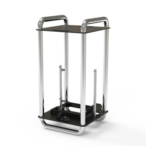 Streacom DA6 Open PC ITX Case - Chrome ST-DA6C