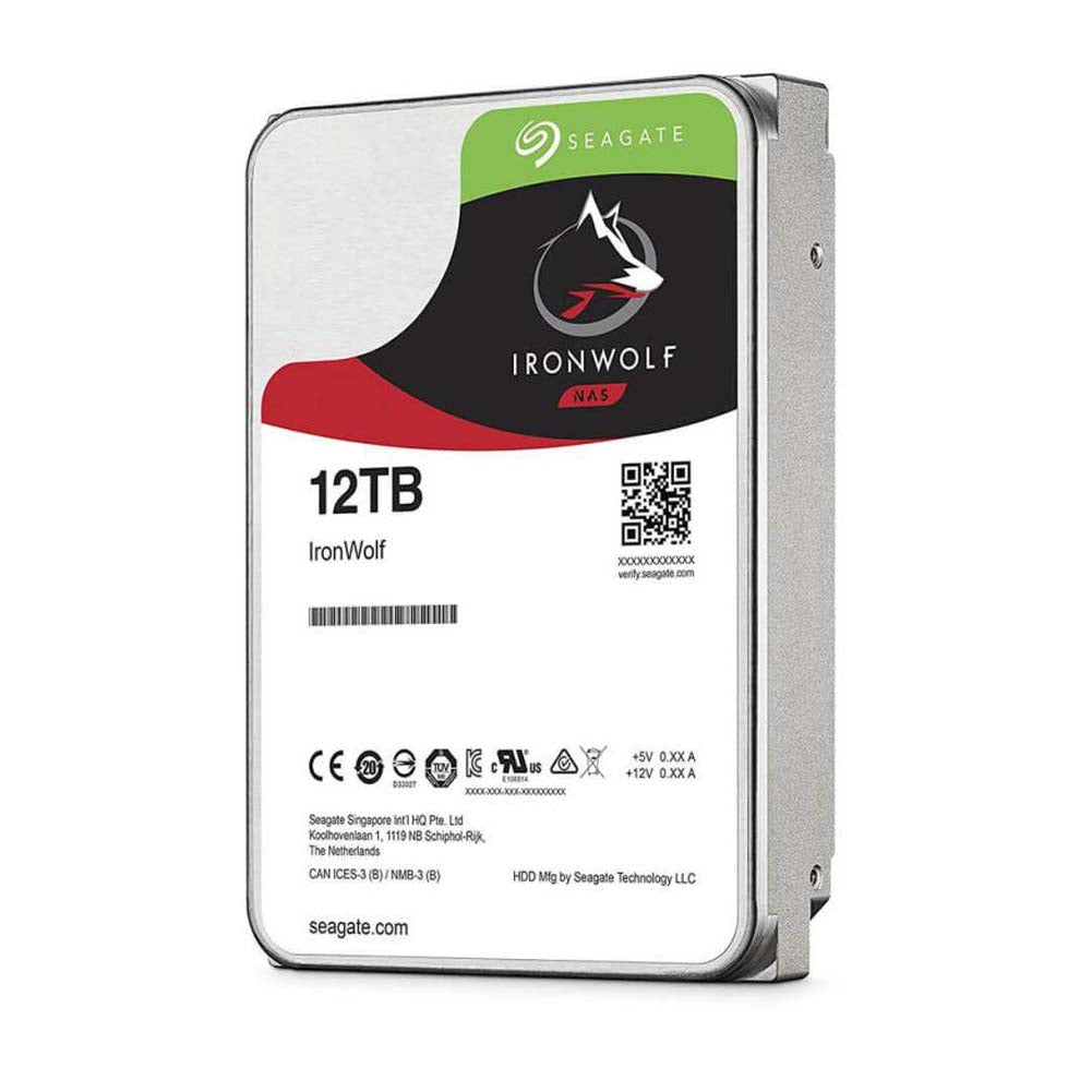 Seagate ST12000VN0008 IronWolf 12TB SATAIII 7200RPM 3.5" Internal Hard Drive