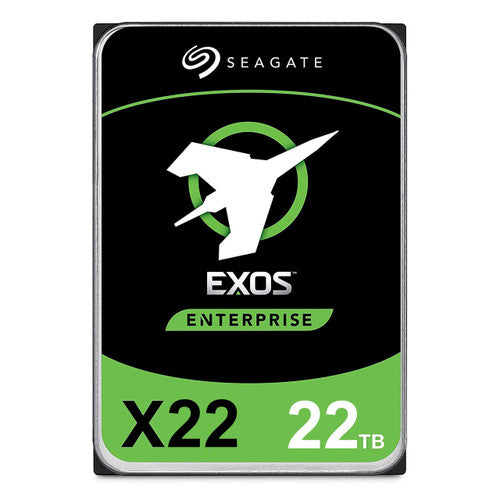 Seagate ST22000NM001E  Exos X22 22TB Internal Hard Drive - 3.5 Inch Hyperscale SATA 6Gb/s HDD, 7200 RPM, 2.5M MTBF
