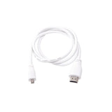 Raspberry Pi Micro-HDMI to HDMI Cable Long 2M - White T7690AX
