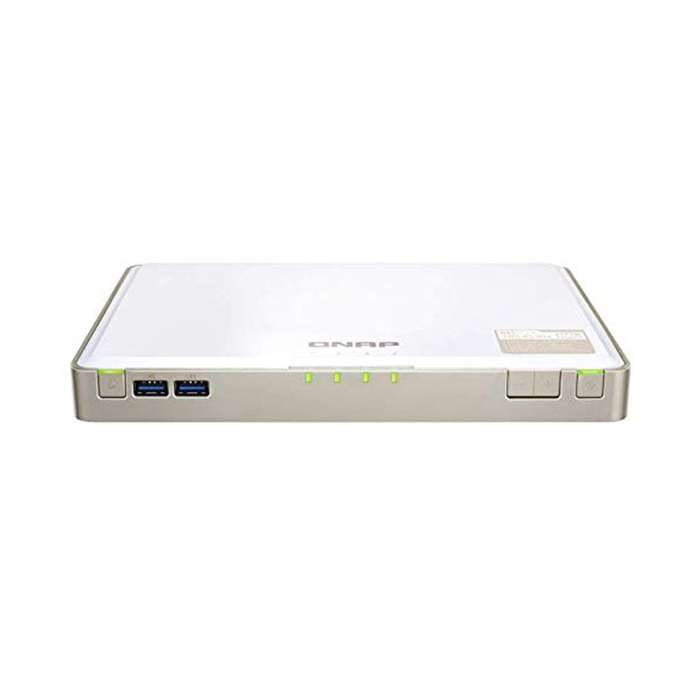Qnap TBS-453DX-4G-US 4-Bay 4GB Quad-Core M.2 SATA SSD Nasbook with 10GbE