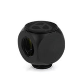 Thermal Grizzly TG-DM-FIT-0004 DeltaMate Rotary T Fitting G1/4 Male + Dual Female Tee Connector for Custom PC WaterCooling-Black