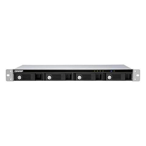 QNAP TR-004U-US 4-bay 1U Hard Drive Enclosure Direct Attached Storage (Das) with Hardware RAID USB 3.0 Type-C