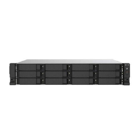 QNAP 2U 12-bay NAS/iSCSI IP-SAN, Intel Celeron J4125 4-core 2.0GHz,4GB RAM,HDMI1.4b,Redundant PSU TS-1253DU-RP-4G-US