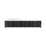 QNAP 2U 12-bay NAS/iSCSI IP-SAN, Intel Celeron 4C/4T, 8GB RAM On-Board, 2.5GbE LAN, Redundant PSU TS-1264U-RP-8G-US