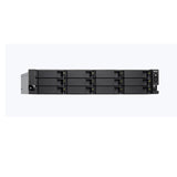 QNAP TS-1283XU-RP-E2124-8G-US 2U 12-Bay 10GbE NAS and iSCSI IP-SAN,Intel Xeon E-2124 4-core 3.3 GHz,8 GB DDR4 ECC