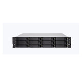 QNAP TS-1283XU-RP-E2124-8G-US 2U 12-Bay 10GbE NAS and iSCSI IP-SAN,Intel Xeon E-2124 4-core 3.3 GHz,8 GB DDR4 ECC