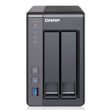 Qnap TS-251+-2G-US 2-Bay Next Gen Personal Cloud NAS Intel 2.0GHz Quad-Core CPU with Media Transcoding