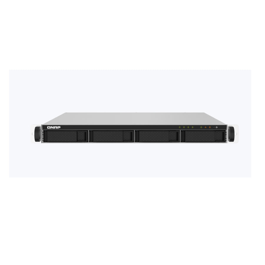 QNAP TS-432PXU-RP 1U 4-Bay ARM-based 2.5G &10G NAS, Quad Core 1.7GHz, 2GB DDR3 RAM,Redundant Power Supply