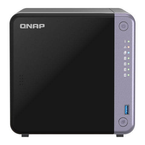 QNAP TS-432X-4G-US 4-Bay ARM-based NAS ,Quad Core 2.0GHz, 4GB DDR4 RAM, 10GbE(SFP+), 2.5GbE and PCIe Gen3 Expansion Slot