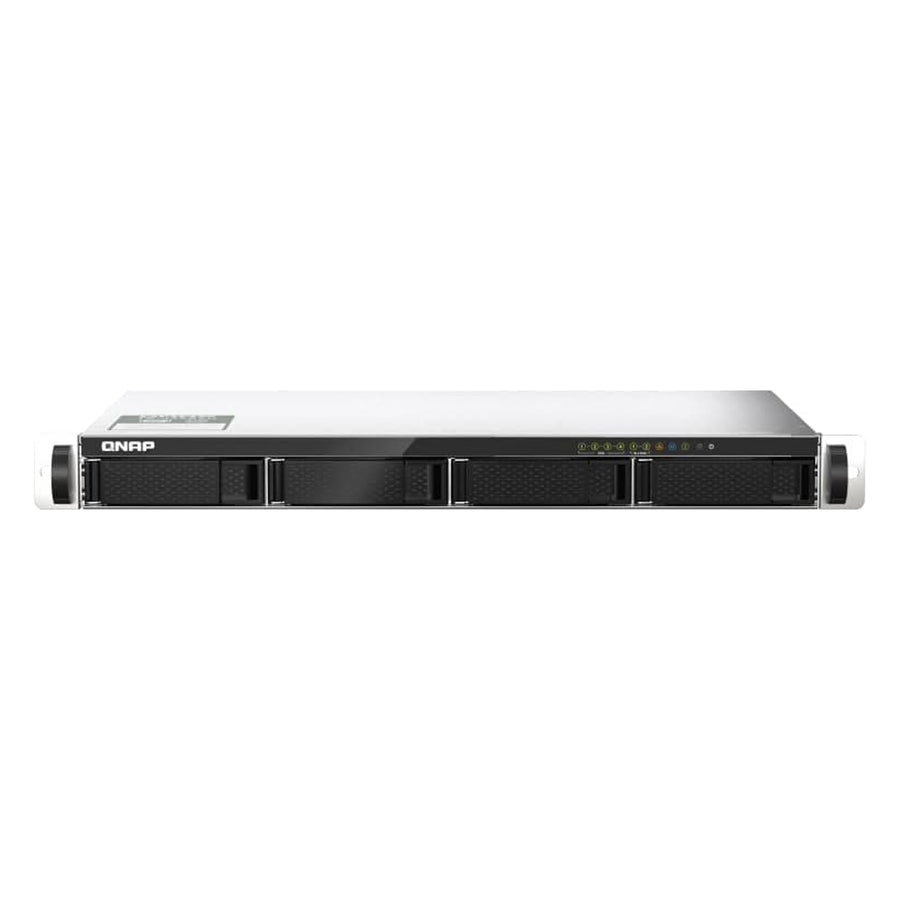 QNAP TS-435XEU-4G-US 4-Bay short-depth 12" ARM-based NAS, 4C 2.2GHz, 4GB DDR4 RAM, 2 x 10GbE SFP+, 2 x M.2 2280 NVMe