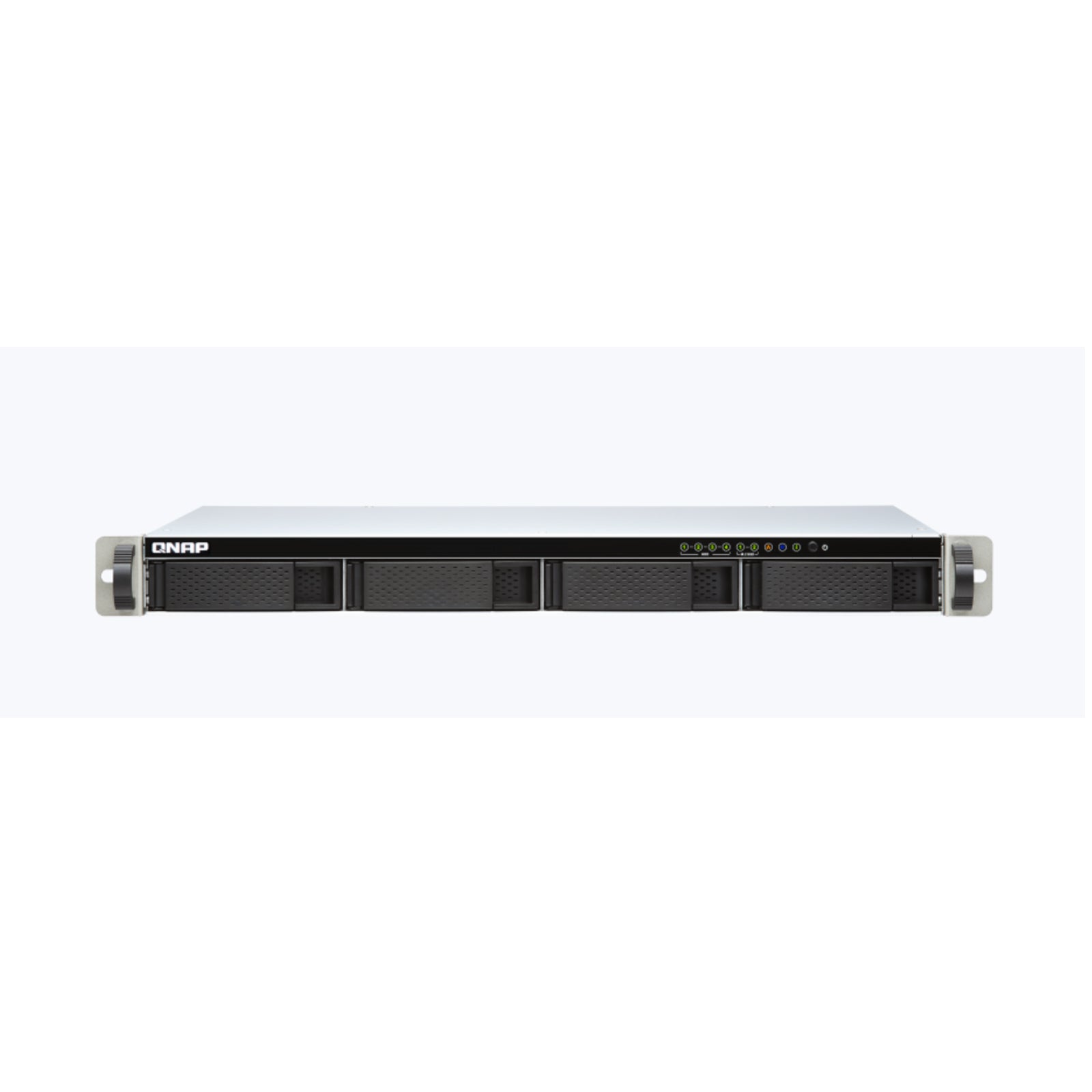 QNAP TS-451DEU 1U 4-Bay 11.6"-depth NAS,Intel Celeron J4025 dual-core up to 2.9GHz, 2GB DDR4 SODIMM RAM