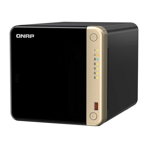QNAP NAS-464 4ベイNAS 12GB QNAP 4 Bay Desktop NAS with Intel Celeron Quad-core Processor, M.2