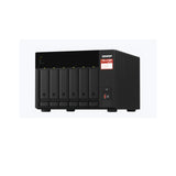 QNAP TS-673A 6-bay NAS/iSCSI IP-SAN, AMD Ryzen V1000 series V1500B 4C/8T 2.2 GHz, 8GB RAM, two 2.5GbE, 10G-ready