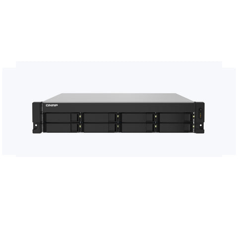 QNAP TS-832PXU-RP 2U 8-Bay ARM-based 2.5G &10G NAS, Quad Core 1.7GHz, 4GB DDR3 RAM,Redundant Power Supply