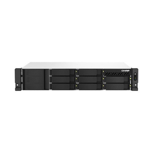 QNAP 2U 8-Bay short-depth rackmount NAS/iSCSI IP-SAN. AMD Ryzen V1500B 4C/8T, 4GB RAM, 250W PSU TS-873AEU-4G-US