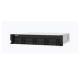 QNAP TS-873AU-4G 2U 8-Bay NAS/iSCSI IP-SAN. AMD Ryzen V1500B Quad-core 2.2GHz, 4GB RAM, 2x2.5GbE LAN, Single PSU
