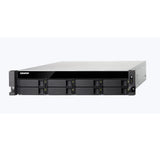 QNAP TS-883XU-RP 8G 8-Bay 10GbE NAS and iSCSI IP-SAN,Intel Xeon E-2124 4-core 3.3 GHz processor,8GB DDR4 ECC