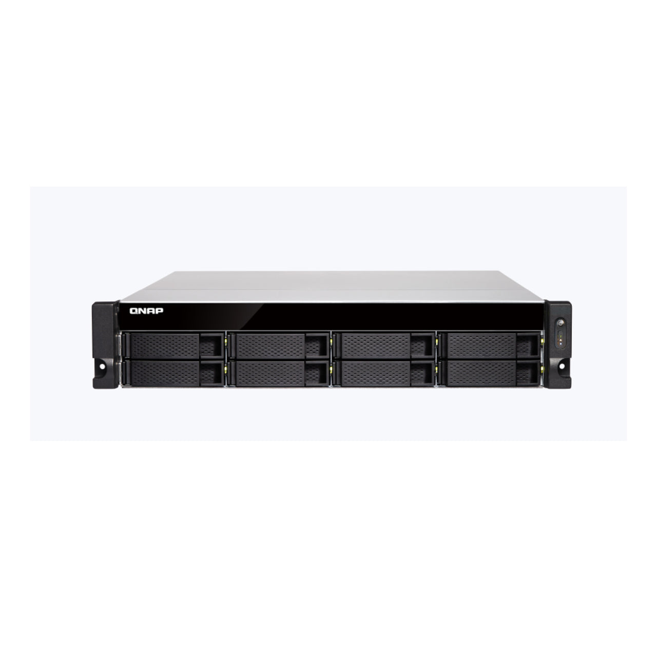 QNAP TS-883XU-RP 8G 8-Bay 10GbE NAS and iSCSI IP-SAN,Intel Xeon E-2124 4-core 3.3 GHz processor,8GB DDR4 ECC
