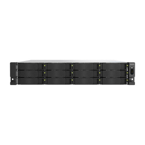 QNAP 2U 12-Bay QTS hero NAS, AMD Ryzen 5 7000 series,16GB DDR5 non-ECC RAM, 550W redundant TS-H1277AXU-RP-R5-16G-US