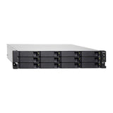 QNAP 2U 12-Bay QTS hero NAS, AMD Ryzen 7 3700X , 128GB DDR4 RAM ,500W redundant power supply TS-H1277XU-RP-3700X-128G-US