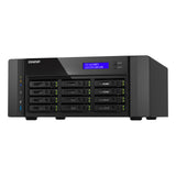 QNAP TS-H1290FX-7302P-256G-US 12-Bay all-flash desktop NAS, AMD EPYC 7302P (up to 3.2GHz),256GB ECC RAM, 2 x 2.5GbE