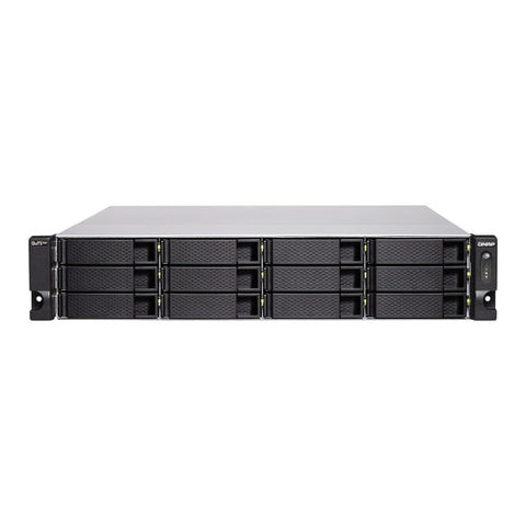 QNAP 2U 18 Bay QTS hero NAS/iSCSI IP-SAN, Xeon D-1622 4 cores 2.60 GHz, 32GB DDR4 ECC RAM TS-H1886XU-RP-R2-D1622-32G-US