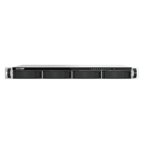 QNAP TS-H765EU-8G-US 1U 4-bayÂ  3.5" SATA + 3 x E1.S/PCIe M.2 2280 short depth 12" rackmount NAS, Intel Atom x7405C 4C