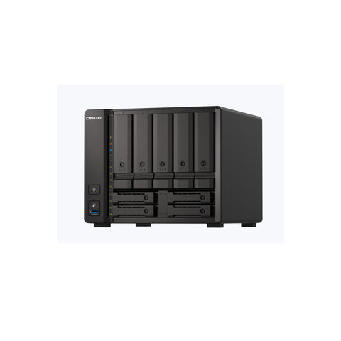 QNAP TS-H973AX 9-bay Desktop NAS, AMD Ryzen V1500B 4C 8T 2.2GHz, 8GB DDR4 SODIMM, 5 x 2.5"/3.5" SATA