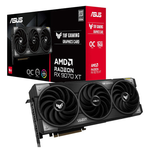 ASUS TUF-RX9070XT-O16G-GAMING TUF Gaming Radeon RX 9070 XT OC 16GB GDDR6 Gaming Graphics Card