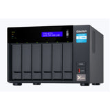 QNAP TVS-672X 6-bay NAS/iSCSI IP-SAN,Intel Core i3-8100T 4-Core 3.1 GHz, 8GB DDR4 RAM, 10GbE*1 (BASE-T), 1GbE*2